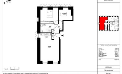 Appartement type 3 Résidence la Pommeraie à Neschers