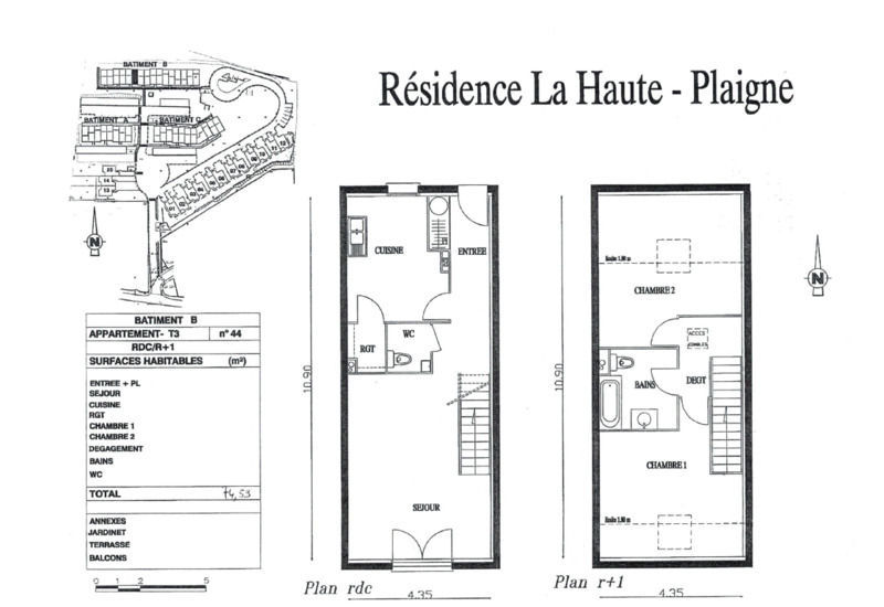 Pavillon de type T3 – HAUTE PLAIGNE ISSOIRE