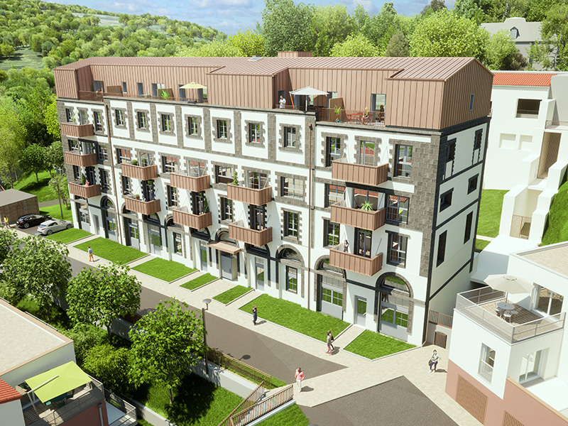 Appartement 3 pièces 63 m² · à Blanzat · 63,5 m² · 387 €/mois